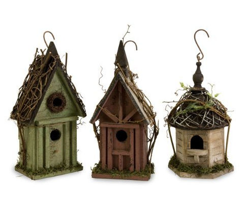 Imax 290983 Carthage Birdhouses  Set of 3