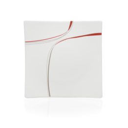 Mikasa 5056871 Modernist Red Dinner Plate