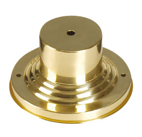 Polished Brass Outdoor Pier Mount