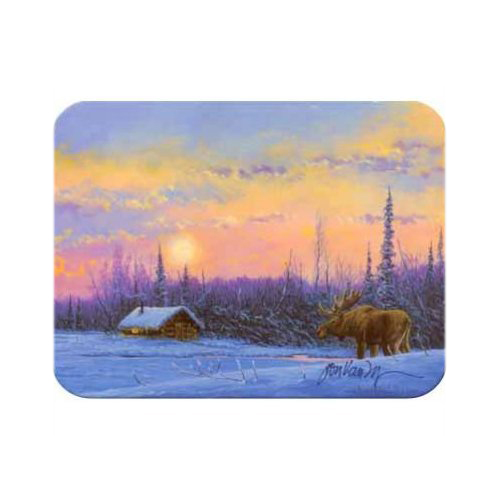 Mcgowan Tt70022 Tuftop Vanzyle-moose And Cabin Cutting Board- Medium