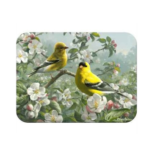Mcgowan Tt92372 Tuftop Orchard Goldfinch Cutting Board- Medium