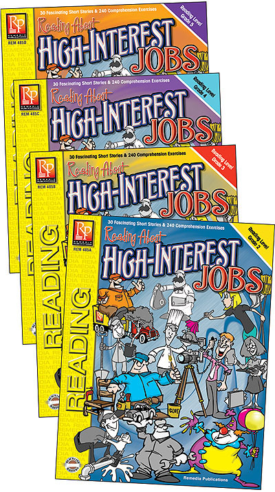 Remedia Publications 485E Reading About HighInterest Jobs Set