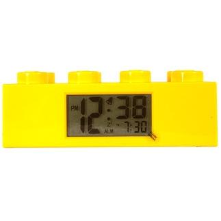 Lego 9002144 Brick Clock Alarm Yellow