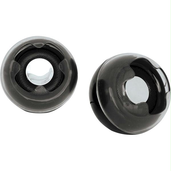 Coby Black Portable Mini Stereo Speaker System