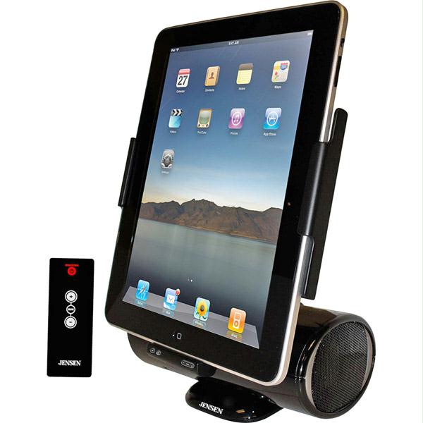 Jensen Rotating Speaker System With Ipod /Iphone /Ipad Dock