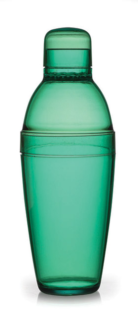 Fineline Settings 4102GRN Shakers 10 oz Green Cocktail Shaker