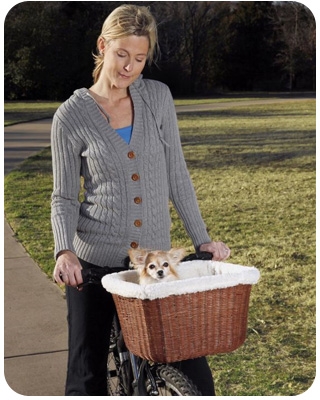 Solvit SOLV62331 Wicker Bike Basket