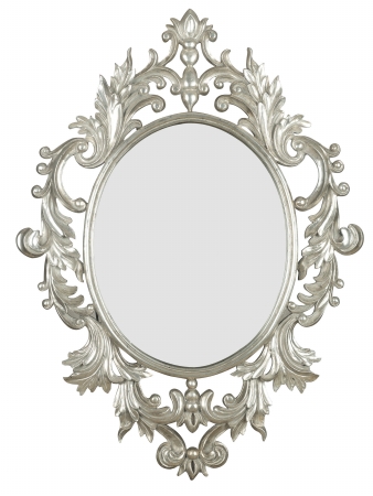 60010 Louis Wall Mirror In Silver Leaf