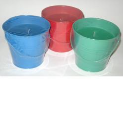 Koolatron MMC3CG Mosquito Repelling Colored Bucket Candle One 1