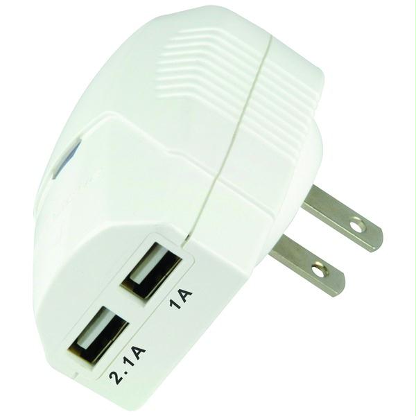 Scosche Usbh3W Ipad  Revive Ii Dual Usb Home Charger  White