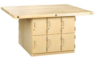Diversified Woodcraft WW124V 4Station Workbench with 4 Vises