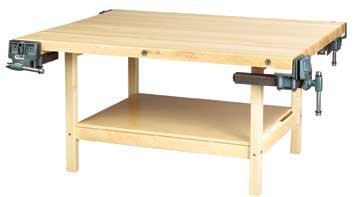 Diversified Woodcraft WW22V 2Station Workbench with 2 Vises