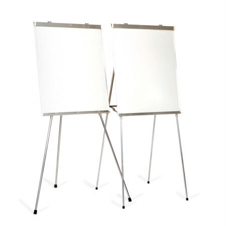 Marsh Industries WK3850000 70 in. x 28.5 in. White Markerboard Portable 3Leg Pre