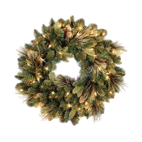 National Tree CAP330630W 30 in. Carolina Pine Wreath