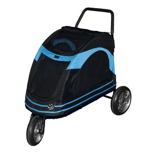 Pet Gear PG8600BOB Larger Pet Strollers in BlackBlue