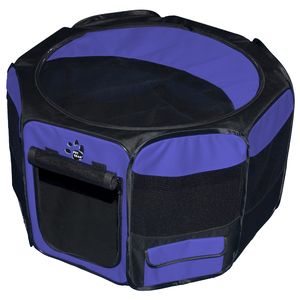 TL4136LV 23 in.H Travel Lite Soft-Sided Pet Pen Removable Top in Lavender dog kennel