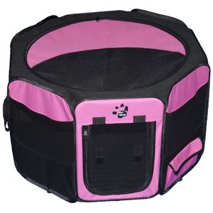 Pet Gear Tl4136pk 23 In.h Travel Lite Soft-sided Pet Pen Removable Top In Pink