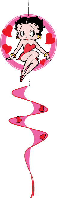 33001 Betty Boop Wind Twister