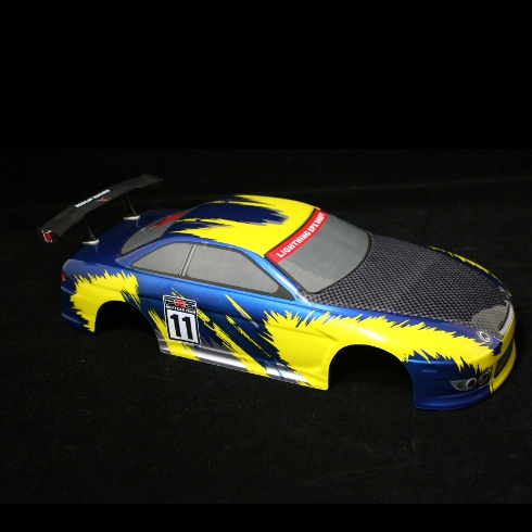 12305 .10 200mm Onroad Car Body Blue And Yellow