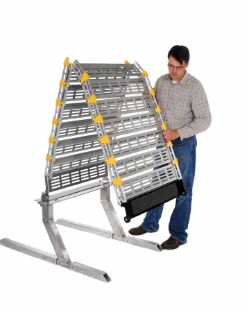 Roll-A-Ramp MF-26 26 in. Manual Bi-Fold Ramp Roll-A-Ramp MF-26 26 in. Manual Bi-Fold Ramp