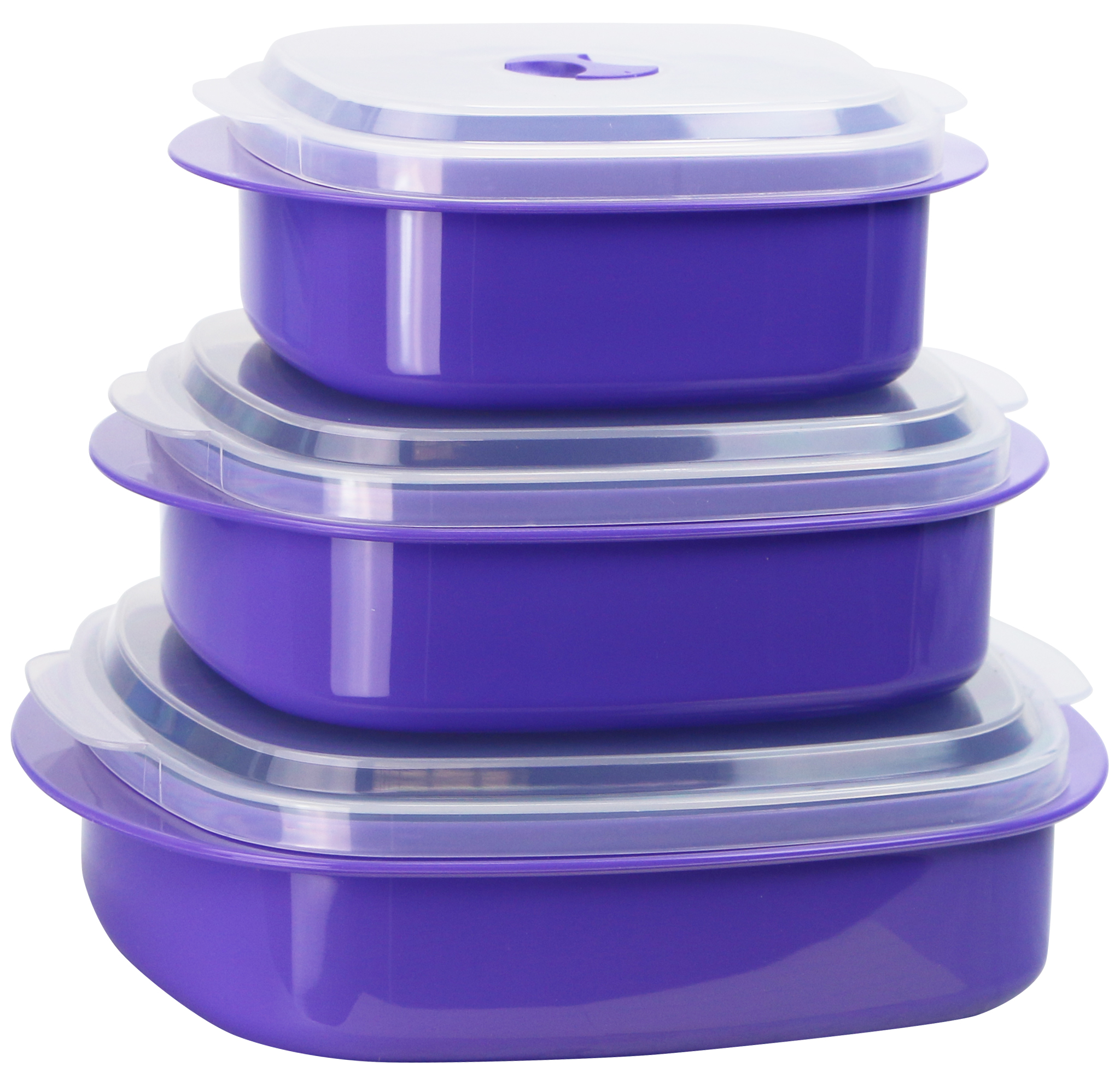 20501 Purple - Microwave Cookware-storage Set