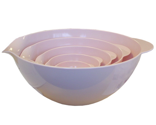 Reston Lloyd 85601 Pink  5 Pieces Melamine Bowl Set