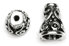 Cousin 25788103 Precious Accents Silver Plated Metal Beads Findings