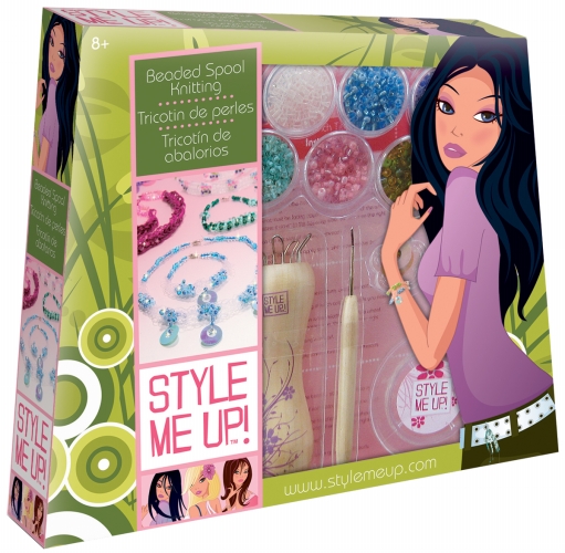 Aquastone Group AS853 Style Me Up Beaded Spool Knitting Kit
