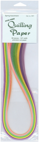 Lake City Craft Q441 Quilling Paper 1/8 80/Pkg Lake City Craft Q441 Quilling Paper 1/8 80/Pkg