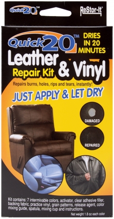 18081 Re-stor It Quick 20 Leather And Vinyl Repair Kit