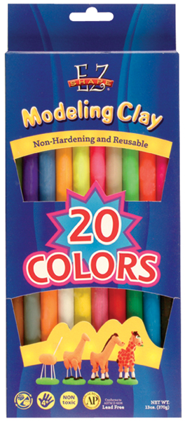 Polyform NDC20 EZ Shape Modeling Clay Non-Hardening 13 Ounces Polyform NDC20 EZ Shape Modeling Clay Non-Hardening 13 Ounces