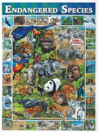 White Mountain Puzzles WM200 On The Wild Side Collection Jigsaw Puzzle 1000 Pieces 24"X30