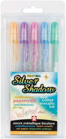 58530 Gelly Roll Silver Shadow Pens 5/pkg