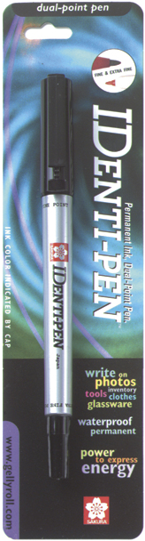Sakura 441-81 IDenti-Pen Permanent Dual-Point Pen Sakura 441-81 IDenti-Pen Permanent Dual-Point Pen