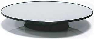 Large Rotating Display Stand turntable black felt top