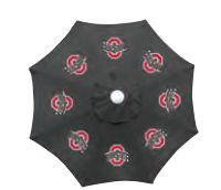 Seasonal Designs CTU122 Collegiate Patio Taigate 9 in. Umbrella Ohio State