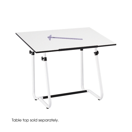 Safco 3960 White Vista Drawing Table Base