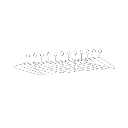 Safco 4165 Chrome Extra Hangers for Shelf Racks