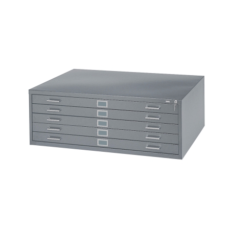 Safco 4994GRR Gray 5-Drawer Steel Flat File for 24'' x 36'' Documents Safco 4994GRR Gray 5-Drawer Steel Flat File for 24'' x 36'' Documents