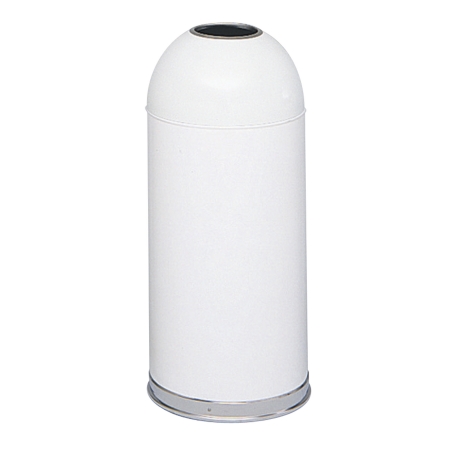 Safco 9639WH White Open Top Dome Receptacles Safco 9639WH White Open Top Dome Receptacles