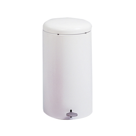 Safco 9683WH White Step-On Receptacle- 7-Gallon Safco 9683WH White Step-On Receptacle- 7-Gallon