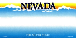 LP-2243 Nevada State Background Blanks Flat- Automotive License Plates Blanks for Customizing