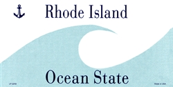 LP-2254 Rhode Island State Background Blanks Flat- Automotive License Plates Blanks for Customizing