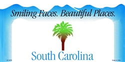LP-2255 South Carolina State Background Blanks Flat- Automotive License Plates Blanks for Customizing