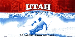 LP-2259 Utah State Background Blanks Flat- Automotive License Plates Blanks for Customizing