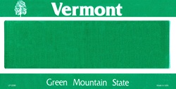 LP-2260 Vermont State Background Blanks Flat- Automotive License Plates Blanks for Customizing