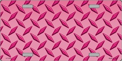 LP-2269 Pink Diamond Toolbox Design Flat Automotive License Plates Blanks for Customizing