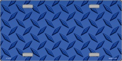 LP-2270 Blue Diamond Toolbox Design Flat Automotive License Plates Blanks for Customizing