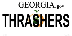 LP-2286 Georgia State Background License Plates- Thrashers