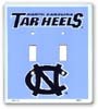 North Carolina Tarheels Light Switch Covers Double Plates LS12012